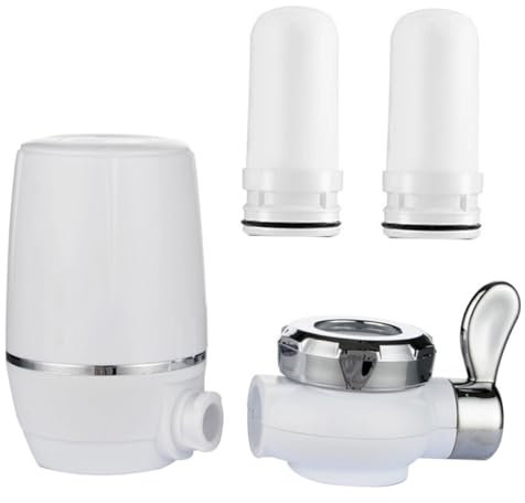 Homoyoyo rubinetto dell'acqua filtro per lavello depuratore d'acqua filtri per lavello filtro lavello filtro dell'acqua del rubinetto bianca