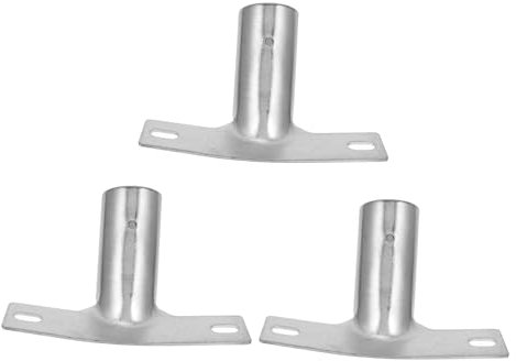 BEBEMOKO 3pcs Floor Brush Accessories Broom Handle Holder Connector for Metal Poles Household Cleaning Tools Broom Extension Pole Adapter