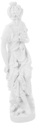 Holibanna Scultura Decorativa Della Dea in Resina Effetto Gesso Per Soggiorno e Camera, Statua Artistica in Resina Versatile Per Arredamento Casa e Ufficio