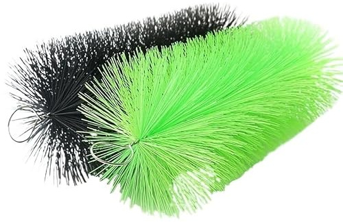 Fish Spawning Brush - Pond Filter Media & Breeding Brush for Large Ponds, Green/Black, 40-150 x 12 cm(Green,120cm)