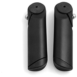 System-S Lenkerhörnchen Fahrrad Lenker Griffe Barends, Schwarz, 22-24mm