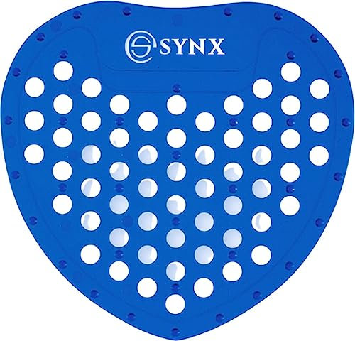Synx Tools Urinario Matje 1 piezas con olor - Anti salpicaduras Mat WC - WC Mat - Azul - Fragancia fresca - Anti Splash Mat - Wc rejilla - rejilla urinario