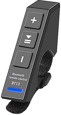 VOBOR Knopf Bluetooth Fernbedienungs Kit für Telefon, kabellos, tragbar, wasserdicht, Telefonsteuerung für Auto, Fahrrad, Motorrad, Lenkrad