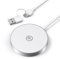 NewQ certifié Qi2, Chargeur sans Fil Compatible avec Mag-Safe, 15W Chargeur à Induction Rapide avec Un câble de 1,5 m, pour iPhone 15/15 Plus/15 Pro/15 Pro Max/14/13/12, AirPods 3/2/Pro (Blanc)