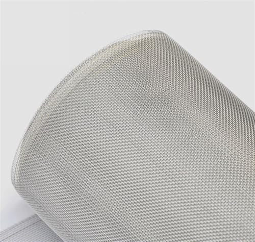Grille en fil d'acier inoxydable Grille de filtration en acier inoxydable à 24 mailles et fil barbelé, toile métallique à mailles fines imperméabilisante,(12 * 39 inch)