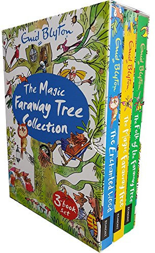 Enid Blyton The Magic Faraway Tree Collection 3 Books Box Set Pack (The Enchanted Wood, The Magic Faraway Tree, The Folk of the Faraway Tree)