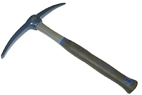 Faithfull Mortar Pick Chisel & Point with Fibreglass Shaft – Dual-Headed Chisel & Pointing Pick with Black Steel Powder-Coated Finish & Non-Slip Grip for Masonry & Demolition – 300mm (12in)