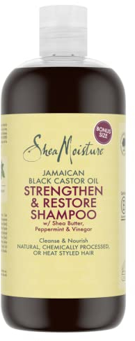 SHEA MOISTURE Jamaican Black Castor Oil Strengthen & Restore Shampoo sulphate free shampoo for natural, chemically processed, or heat styled hair 473 ml