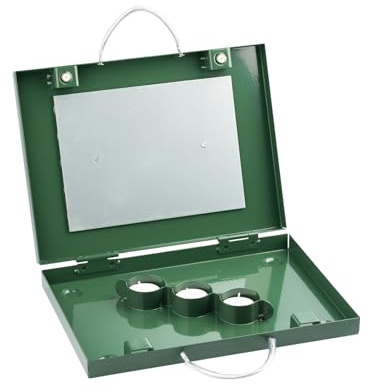 EUROHUNT Teelichtheizer, Fuß-und Kanzelheizer, Heizung, Grün, ca. 31 cm x 23 cm x 5 cm