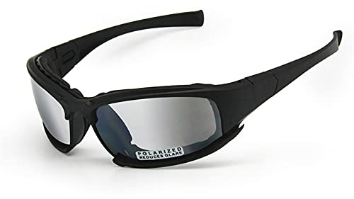 EnzoDate Lunettes de Soleil polarisées Décoloration photochromique de la lentille Lunettes Militaires Tactiques de kit de lentille 4