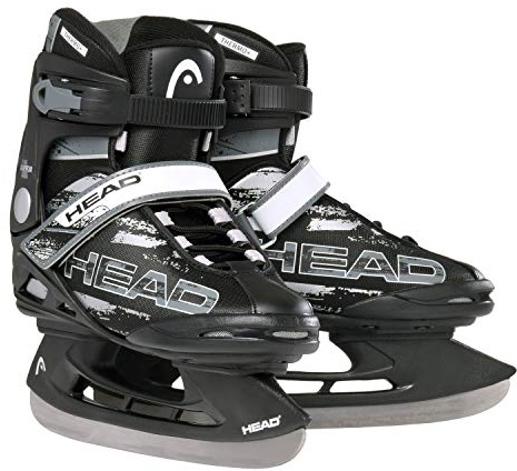 HEAD Boys W7sp27 Schlittschuh Raptor 2018/19 Adult/Erwachsenen-Größe 41, für Damen und Herren, bequemer Innenschuh, stabiles Chassis, 3-Fach Schnürung, Schwarz