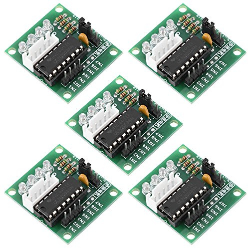 Wifehelper Motortreiberplatine 5 Teile/Satz ULN2003 Treiber-Controller-Platinen-Schrittmodul Elektromotor-Steuermodul für 4-Phrasen-Schrittmotoren