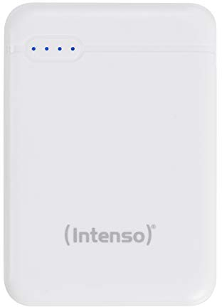 Cargador Portatil Intenso Power Bank XS5000, Batería Externa (5000mAh, para Smartphones, Tabletas y más), Blanco