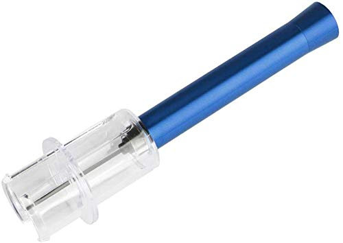 YSYPET Tire-bouchon en acier avec aiguille et tire-bouchon (bleu)