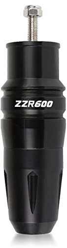 Motorrad Absturzsicherung Motorradzubehör Auspuff Sturzpads Crash Pads Fallschutz Für Kawasaki ZZR600 1990-2009 1991 1992 1993 ZZR 600 (Farbe : Schwarz)