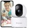 GALAYOU 2K Telecamera Wifi Interno, Videocamera Sorveglianza Interno Wifi, IP Cam 360° PTZ con Visione Notturna, Rilevamento di Movimento, Audio Bidirezionale e Funziona con Google Assistant G2