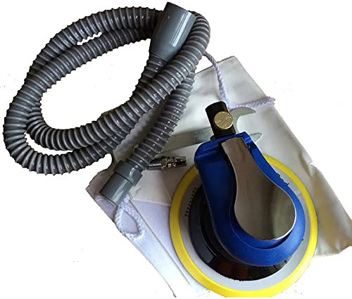 6 Inch Dust Suction Pneumatic Polishing Machine- Air Sander Grinder Air Polisher 10000RPM