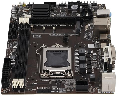 Carte Mère CPU, Carte Mère D'ordinateur de Bureau B85, 2 X DDR3 1600/1333/1066 MHz, Disque Dur M.2 1150 Broches Interface CPU 100M Carte Réseau