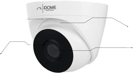 IDOME CCTV HOME SECURITY DOME CAMERA 2MP FULL HD OUTDOOR IR NIGHT VISION 4 IN 1