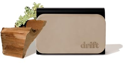Drift Car Air Freshener - Stone Air Freshener Car Odor Eliminator - Long Lasting Scent - Auto Accessories - Metal Clip - Essential Oils - Clean Ingredients - Teak Scent Starter Kit
