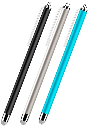 (3-Pack) Touchscreen Stift für alle Tablets, Tablet Stift Kompatibel mit Apple iPad/iPhone/Android/Xiaomi/Lenovo/Samsung/Huawei/Surface, Eingabestifte für Tablets Kompatibel mit Smartphone/Handy