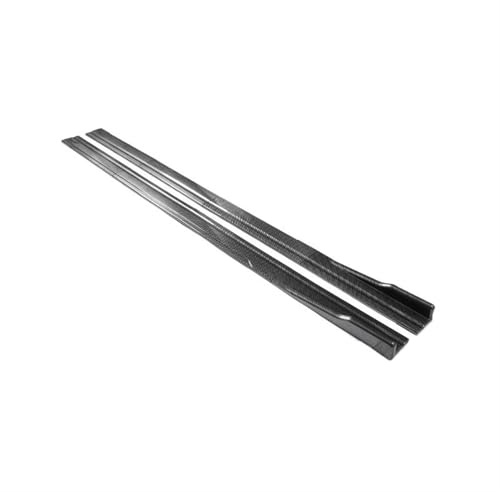 Faldón Lateral Faldones Laterales Universales para Coche, 2,18 M/2 M, 8 Unidades, Divisores, Parachoques, Estilo Deportivo para Benz Falda Lateral(2M,Fibra de Carbon)