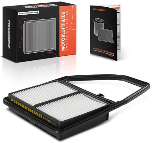 Frankberg 1x Engine Air Filter Petrol Replace# 17220-PLD-000 | Compatible with Civic VII Coupe EM2 Civic VII Hatchback EP EU EV FR-V BE Stream RN