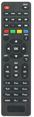 AULCMEETSostituisci il telecomando adatto per adatto per Telesystem TWIN PVR Decorder,È la migliore scelta di ricalcement per i tuoi vecchi o rotti telecomandi.