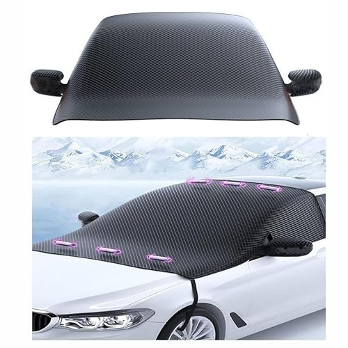 WACDXST Schneedecke Für Die Windschutzscheibe des Autos,für Benz EQE SUV 2022 2023 2024 2025 Frontscheibe Abdeckung Winter Gegen Schnee Staub Sonne
