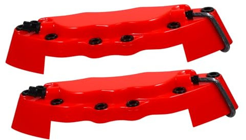 LALADEFIEE Copri Pinze Freno per Veicoli in ABS Coperture Decorative per Pinze Freno Posteriori Accessori per Veicoli