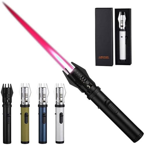 Torch Lighter，Butane Gas Lighter，Fireblaze electric lighter, fire blaze electric lighter, lightsaber lighter, rechargeable butane torch lighter, windproof gas lighter with adjustable flame size, suita
