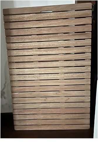 Caillebotis de Douche en Bois de Teck, Tapis de douche extra large en teck pour douche intérieure/douche extérieure, 20 24 27 30 32 34 36 pouces, tapis de salle de bain antidérapant surélevé, décorat