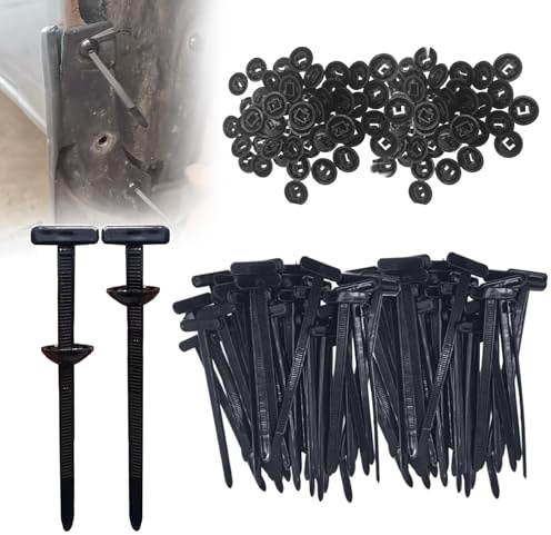 Hebilla universal de nailon para bridas de cables, 50/100 unidades, soporte de nailon autoblocante resistente, bridas para cables para coche, herramienta multiusos para reparación diaria de