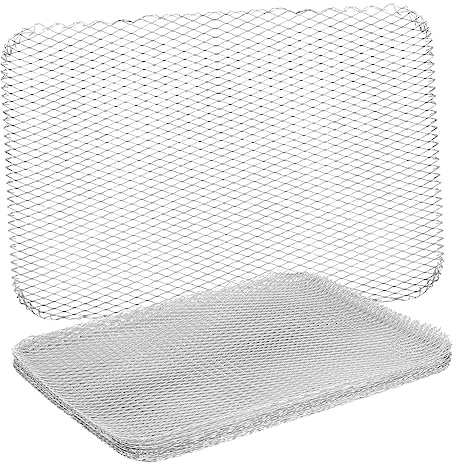 BESPORTBLE Tapis De Cuisson Filet De Barbecue Jetable 10 Pcs pour Grillades en Plein Air, Tapis De Grille en Aluminium Antiadhésif, Accessoires pour Barbecue, Pique-niques Et Camping