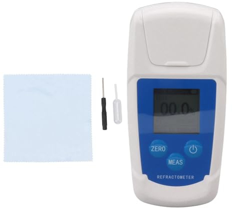 Resefinem Digital Brix Refraktometer hoher Genauigkeitsmesser mit automatischer Kalibrierung für Messung des Fruchtsaftgetränkes Zuckergehalt