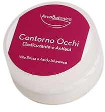 ARCA BOTANICA Crema Contorno Occhi Bio Antirughe e Superidratante con Vite Rossa e Acido Ialuronico, Lenitivo e Antietà, Formula Vegan, 15 ml