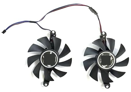 Laptop parts 75MM 4PIN P106-100 for GTX 1050 TI GPU Fan，For Colorful for GeForce 1060 1050TI 960 950 Graphics card cooling fan(Round hole)