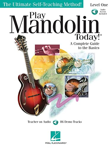 Play Mandolin Today! Level 1 (Book & CD): Noten, CD, Lehrmaterial, Tabulatur für Mandoline (Ultimate Self-Teaching Method!)