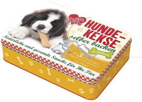 Ein Herz für Tiere-Hundekekse selber backen: Natürliche und gesunde Snacks für Ihr Tier. Die 50 besten Rezepte mit 3 hochwertigen Plätzchen-Ausstechern aus Metall