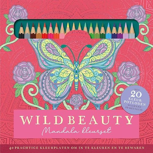Wild beauty Mandala kleurset: 40 prachtige kleurplaten om in te kleuren en te bewaren