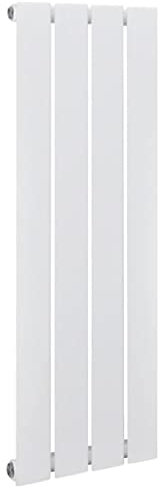 vidaXL Termosifone radiatore Bianco 311mm x 900mm