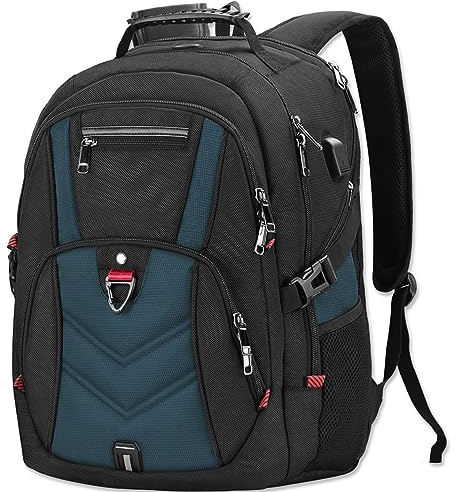 NEWHEY Laptop Rucksack Herren 17,3 Zoll Schulrucksack Teenager Jungen Groß | Arbeitsrucksack 17 Zoll Business Tasche Wasserdicht Notebook Rucksäcke 45L für Arbeit, Business, Schule, Reisen