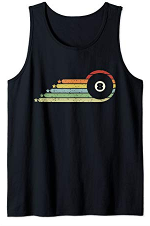 Retro Vintage 8 Ball Billard Pool & Snooker Geschenk Tank Top