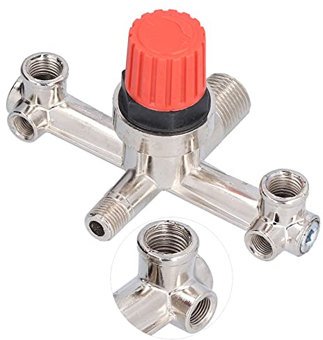 Tubo Interruttore Compressore D'aria Valvola di Controllo Pressostato Compressore D'aria Tubo Pressione a Doppia Uscita per Compressore a Pistone
