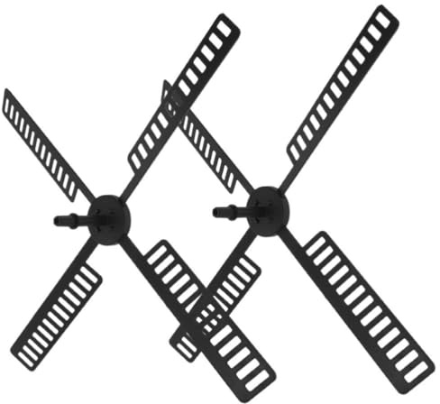 Alipis 2 Sets of Dutches Windmill Fan Blades, Plastic Windmill Leaves Garden Windmill Replacement Fan Dutches Windmill Model Fan Parts for Garden Windmill Accessories