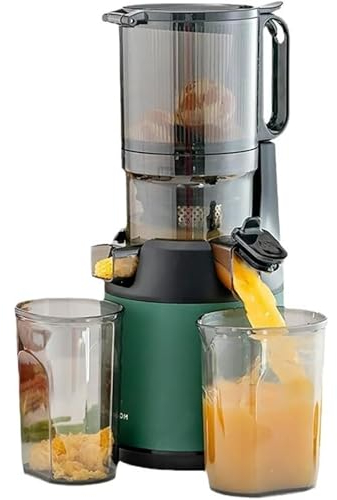 Spremiagrumi professionale lento da 300 W, spremiagrumi masticatore con spremitura a freddo, con scivolo di alimentazione da 13 cm, separazione portatile delle vinacce, facile da pulire, per frutta e