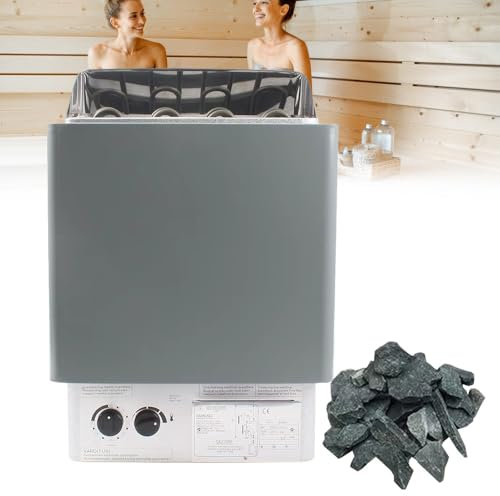 Stufa per sauna a vapore secco, stufa per sauna, riscaldatore per radiatore elettrico da piano cottura, stufa per sauna in acciaio inossidabile Riscaldatore per sauna per spa dell'hotel(4.5KW/220V)