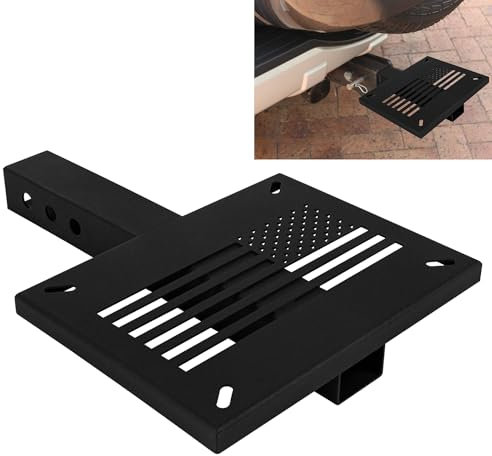 KSWLOR Hitch Mount Vise Plate, Heavy-Duty Hitch Winch Mount Plate, Hitch Winch Mount, Universal Trailer Hitch Winch Mounting Plate for ATV SUV Trailer Truck Pickup, Universal Fit for 2-Inch Receiver