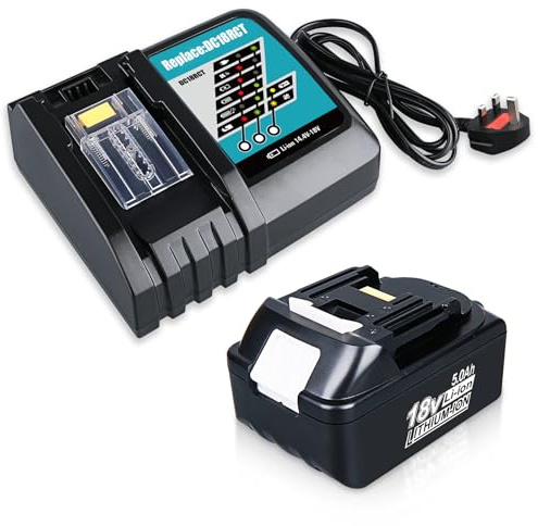 BL1860B 5.0Ah 18V Battery Li-ion and DC18RC Charger Combo