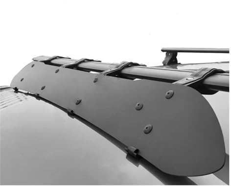 Auto Gepäckträger Dachgepäckträger Minimieren Sie Autoträger, Windverkleidung, Autogepäckhalter, Dachträger, Querstangen, Spoiler, Verbundplatte, Windschutzscheibenverkleidung(38inch 965mm)